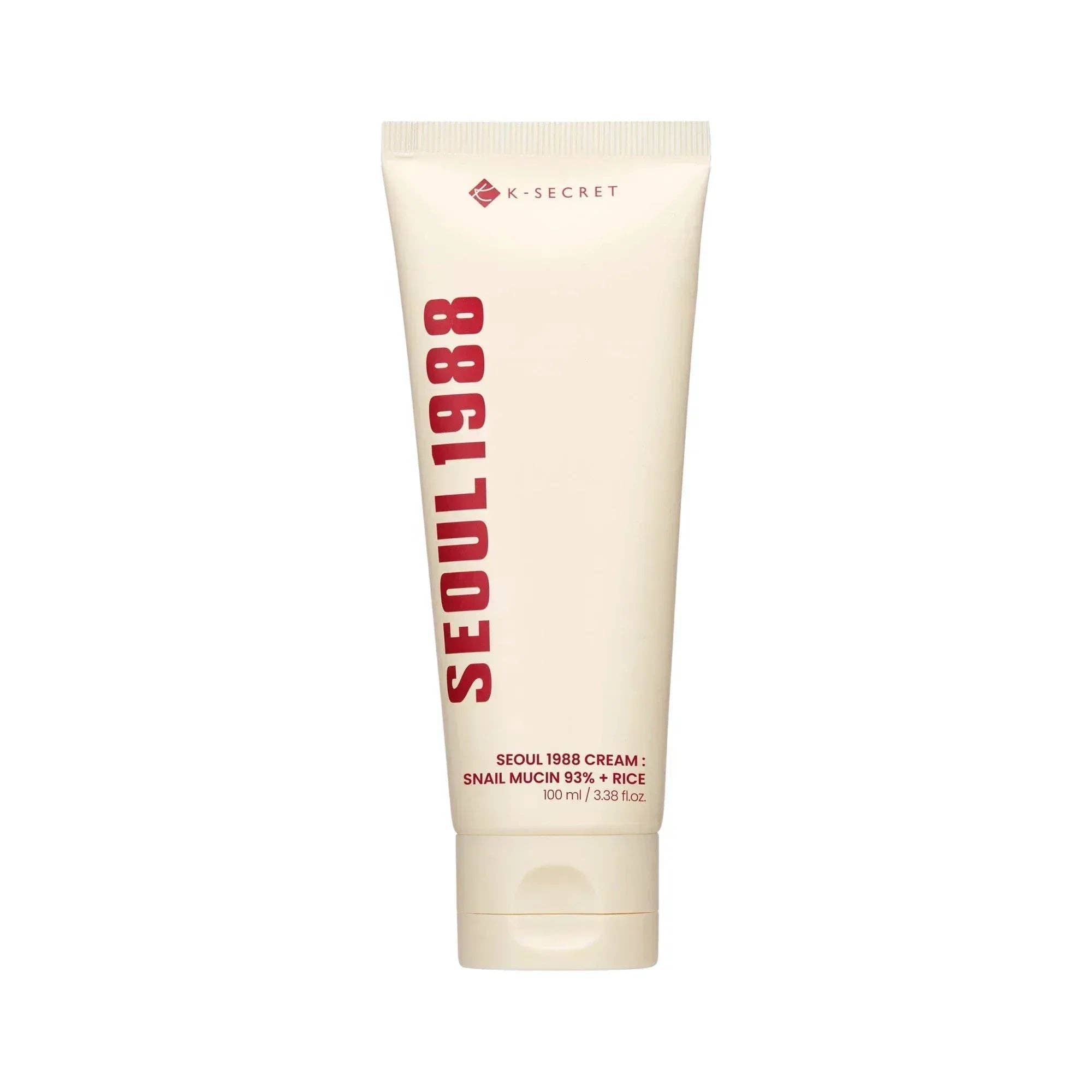 K-SECRET - SEOUL 1988 Cream: Snail Mucin 93% + Rice