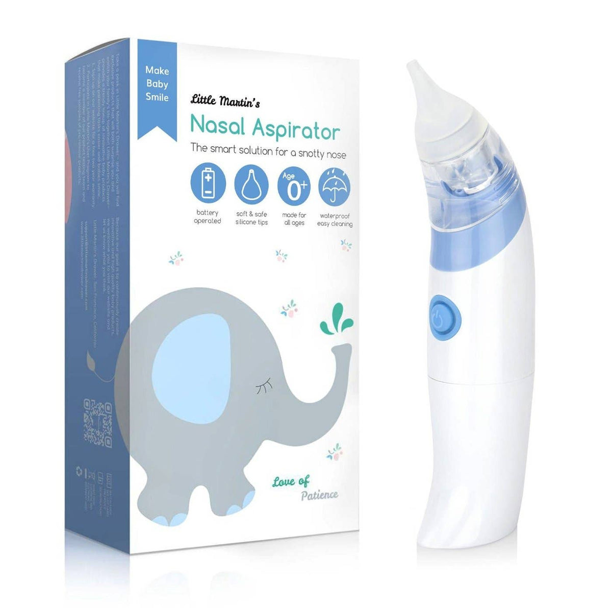 Baby Electric Nasal Aspirator: Light Blue