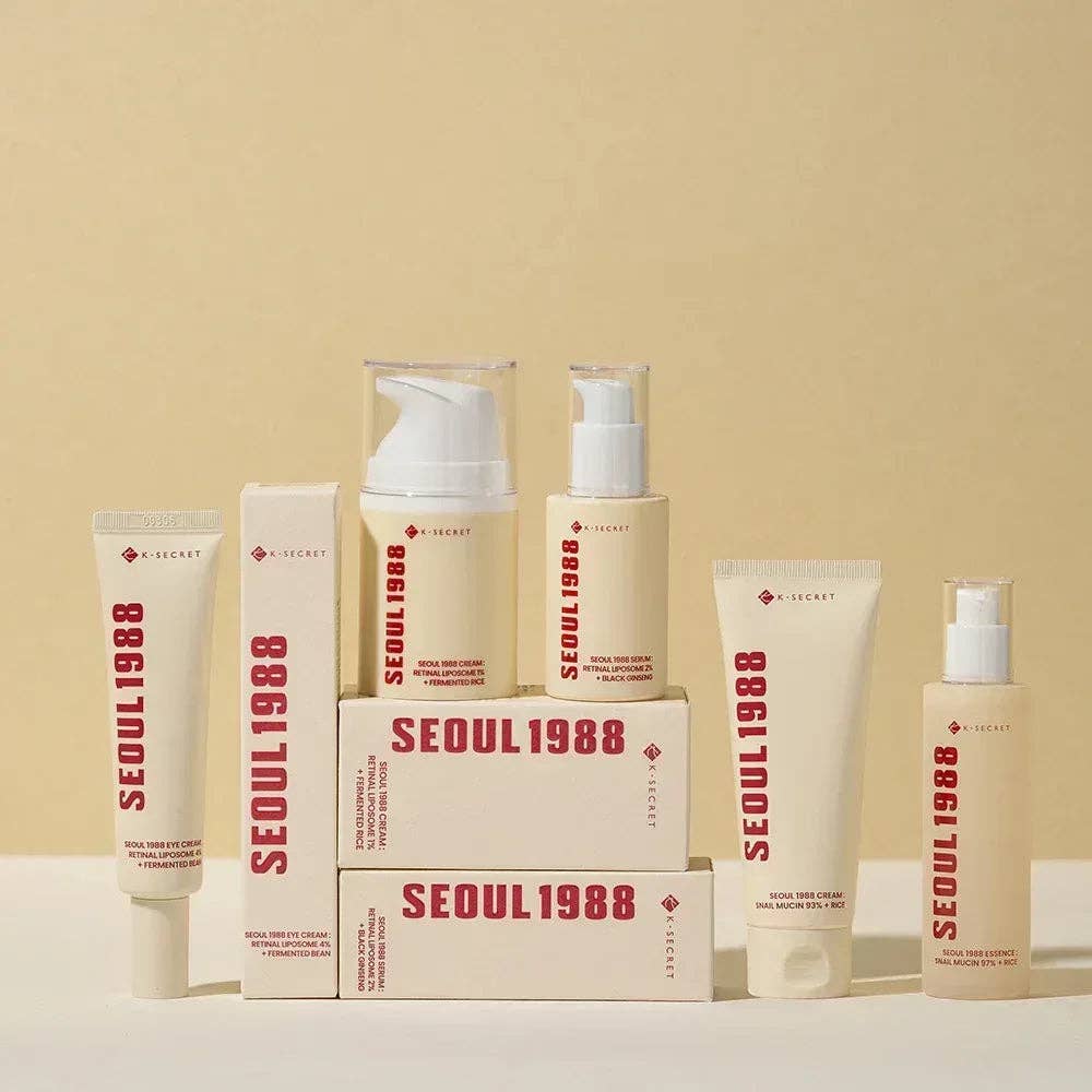 K-SECRET - SEOUL 1988 Cream: Snail Mucin 93% + Rice