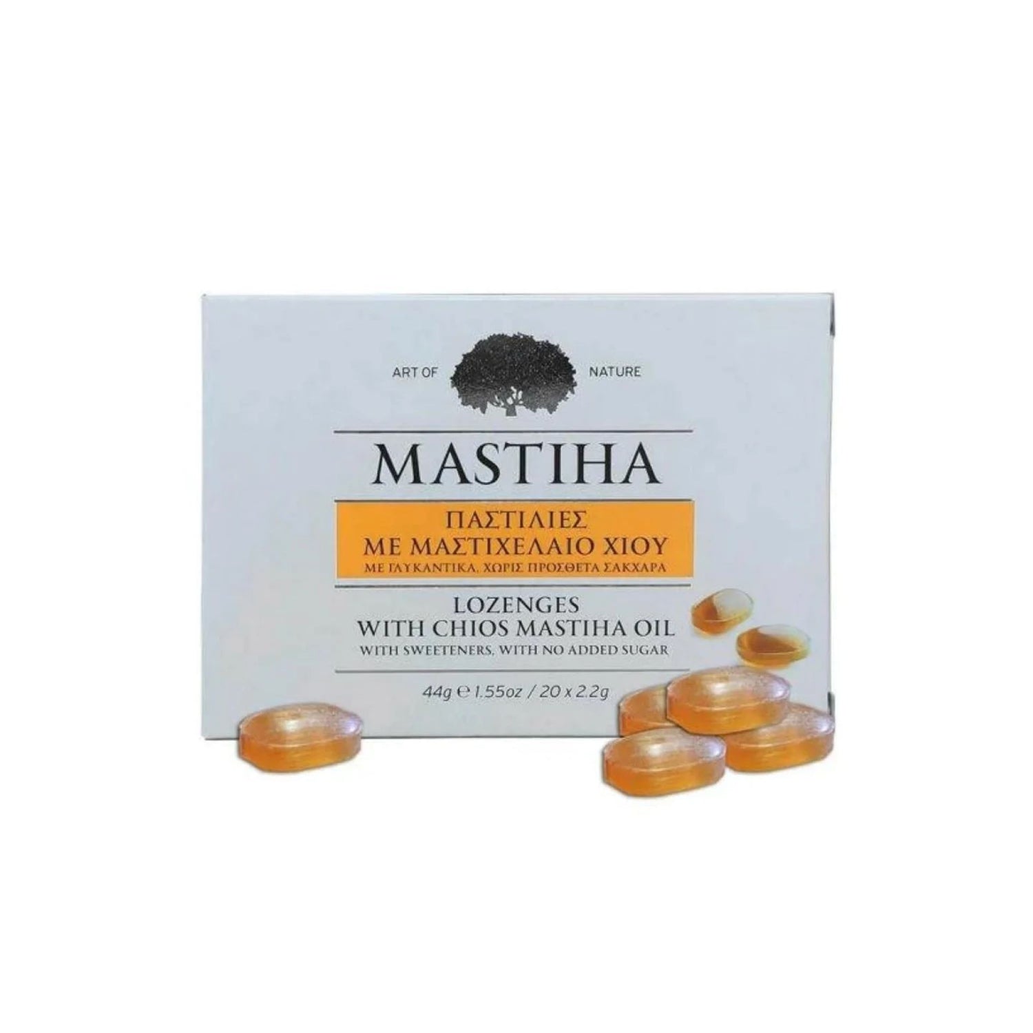 Art of Nature Mastiha Lozenges with Mastiha Oil for throat soothing