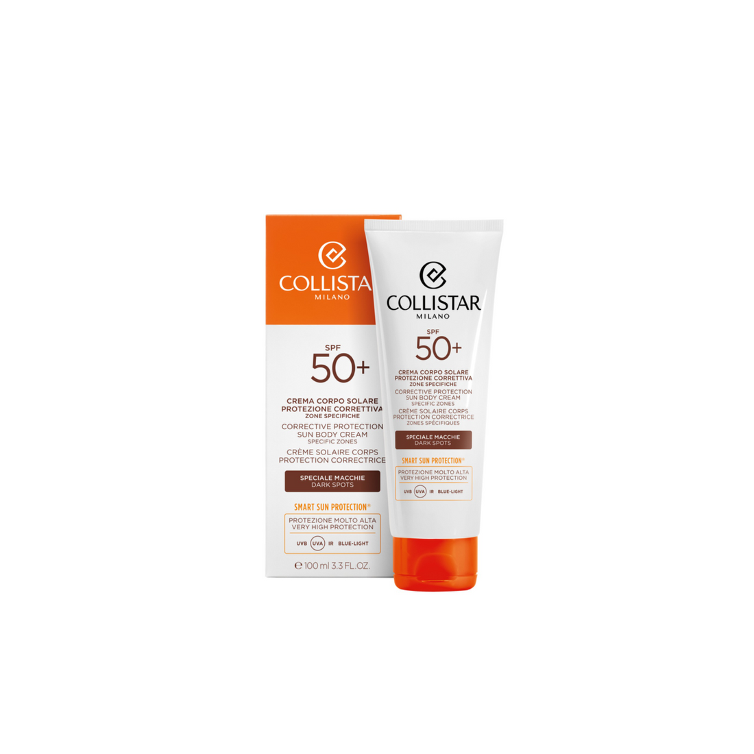 Collistar Sun Corrective Protection Sun Body Cream SPF50+ - 100ml