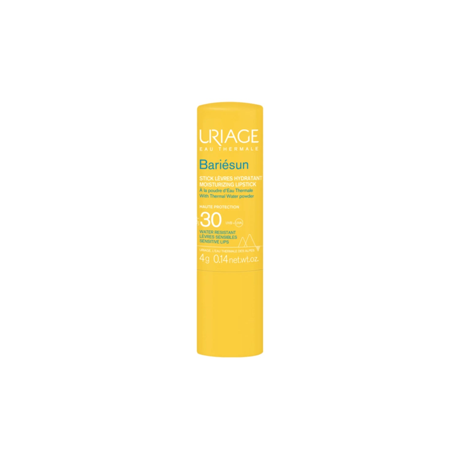 Uriage Bariesun Moisturizing Lipstick SPF30 for sun protection and hydration of lips.