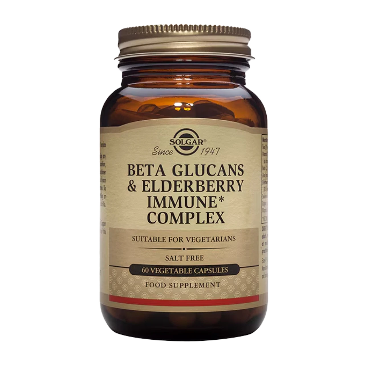 Solgar Beta Glucans &amp; Elderberry Immune Complex - Comprehensive Support for Immune System