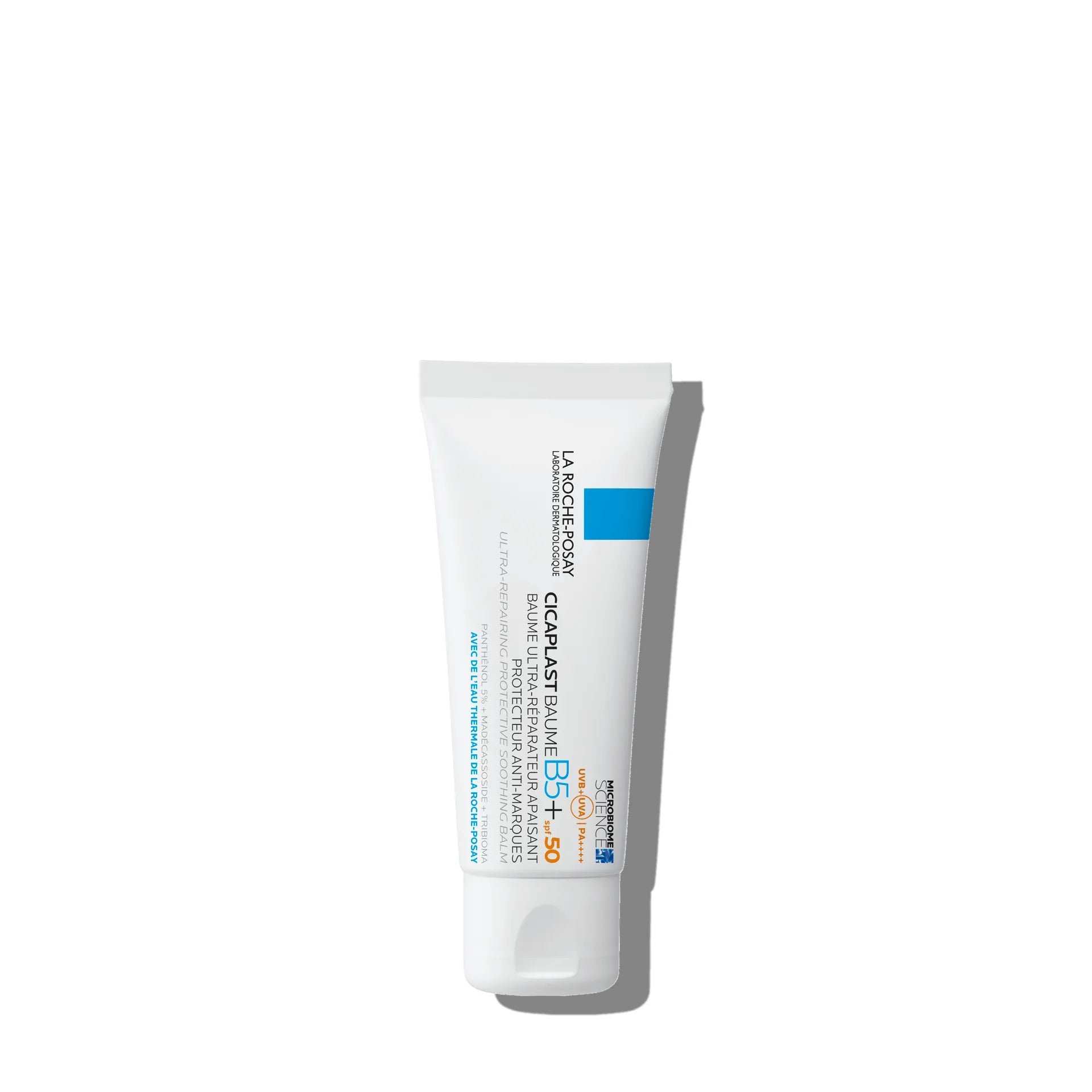 La Roche-Posay Cicaplast Baume B5 SPF 50 Soothing Repair Balm for skin healing and sun protection.