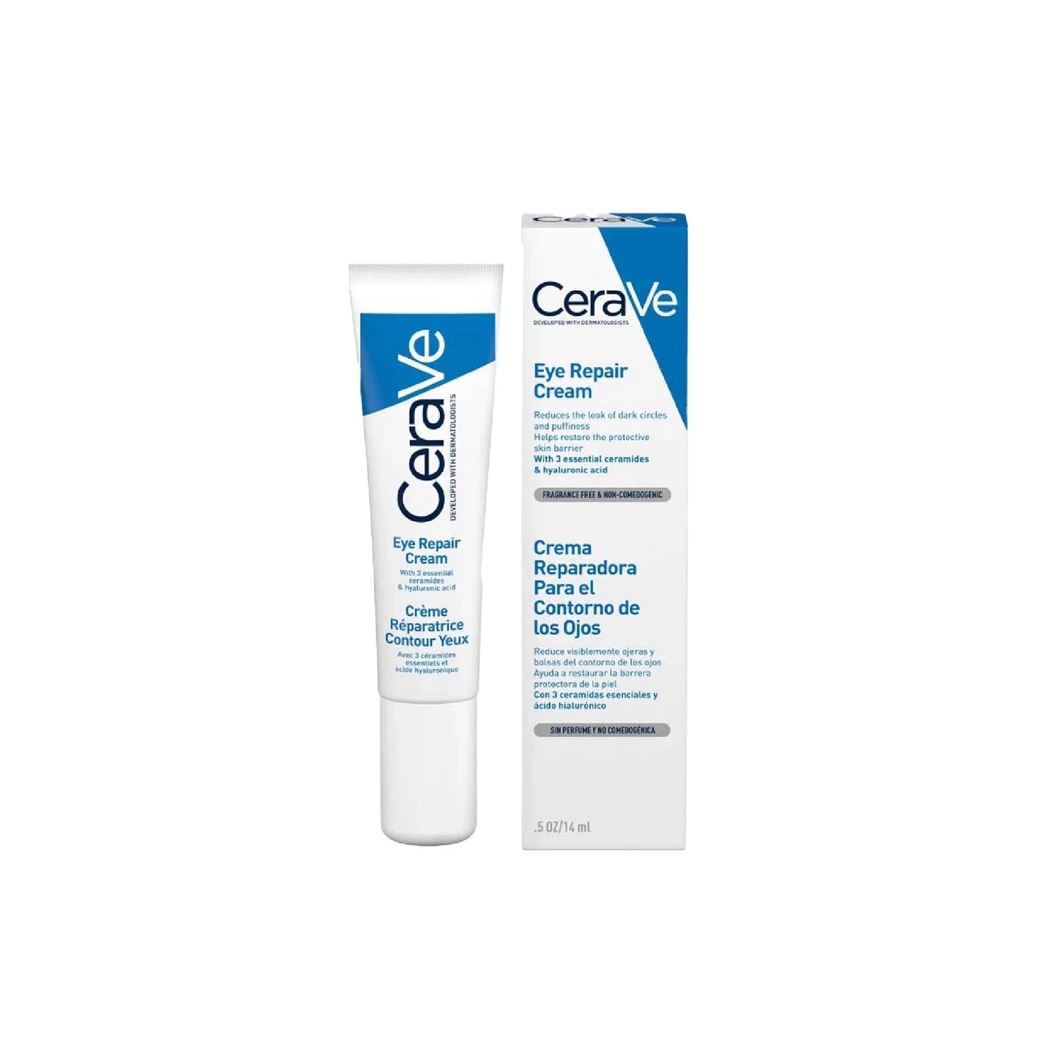 CeraVe Eye Repair Cream - Reduces dark circles and puffiness.