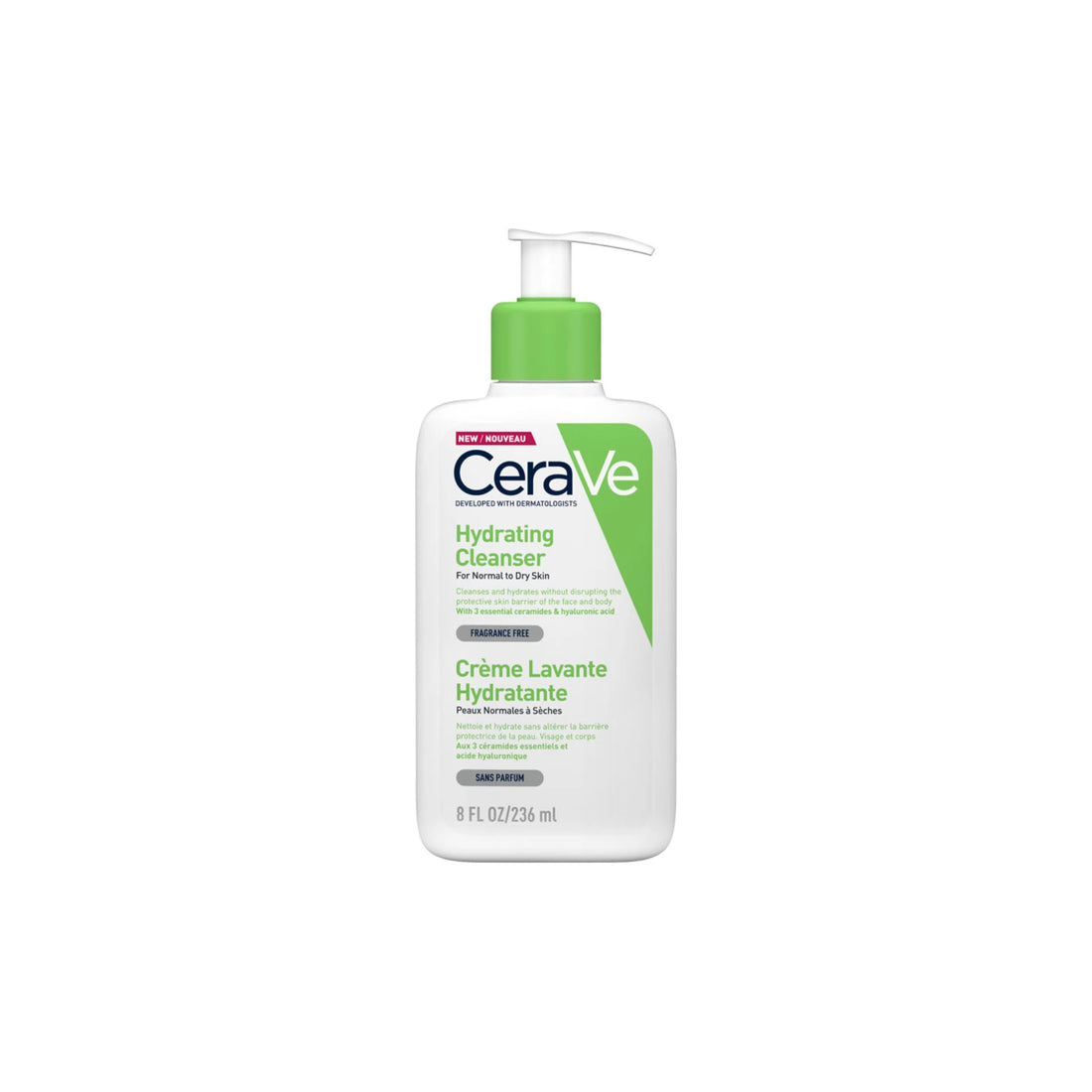 CeraVe Hydrating Cleanser - Gentle, hydrating cleanser for face and body.