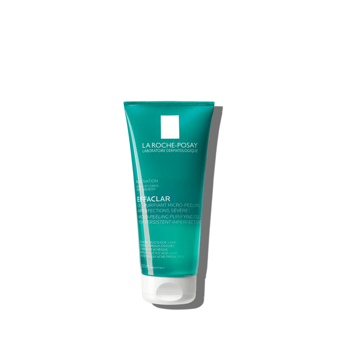 La Roche-Posay Effaclar Micro-Peeling Purifying Gel for deep cleansing and exfoliation of oily skin.