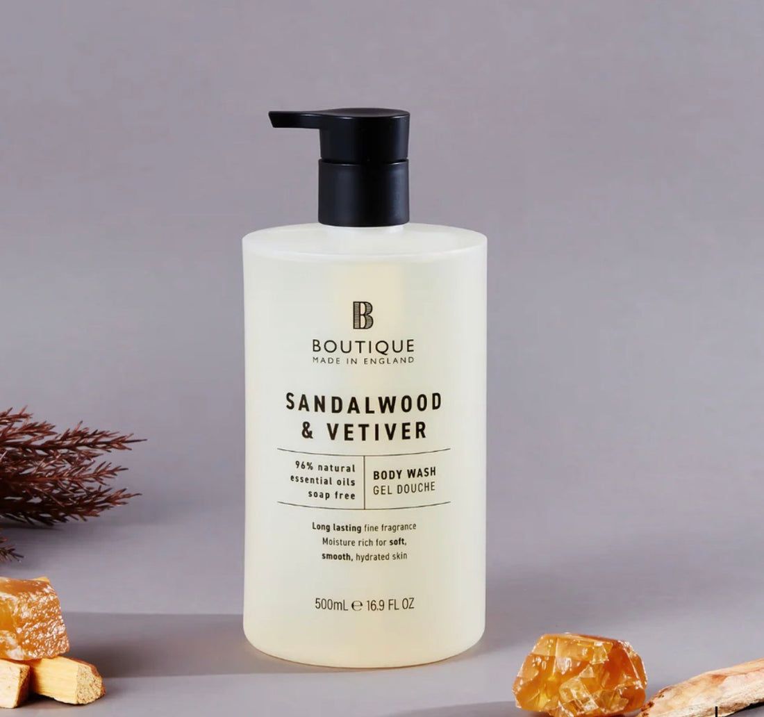 Grace Cole – Boutique Scent Sandalwood &amp; Vetiver Body Wash (500 ml)