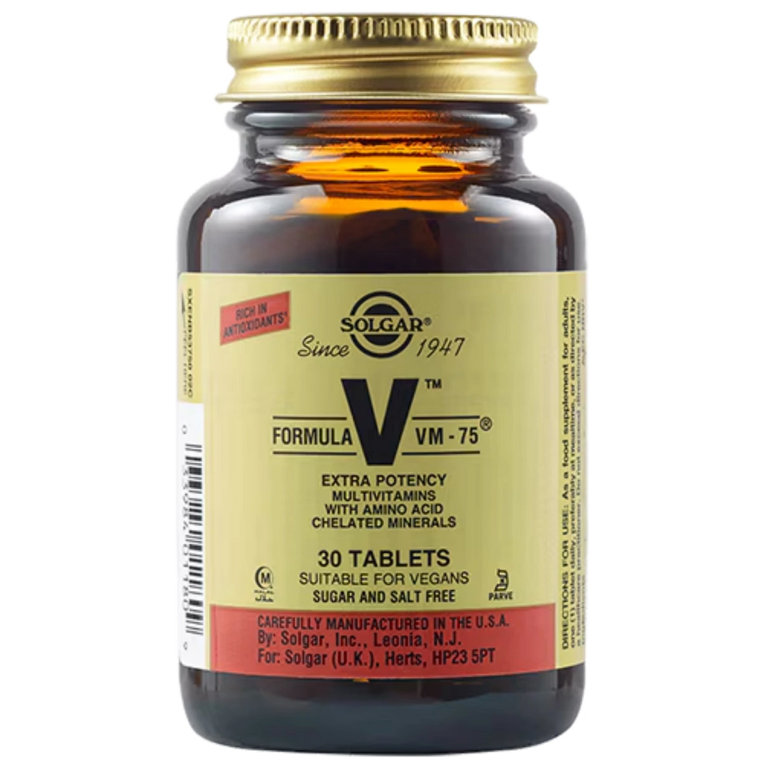 Solgar VM-75 Formula - 30tabs / 60tabs