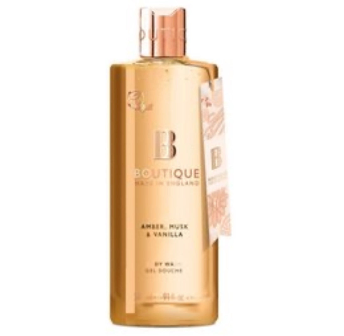 Grace Cole – Amber, Musk &amp; Vanilla Body Wash &amp; Shower Gel (500 ml)