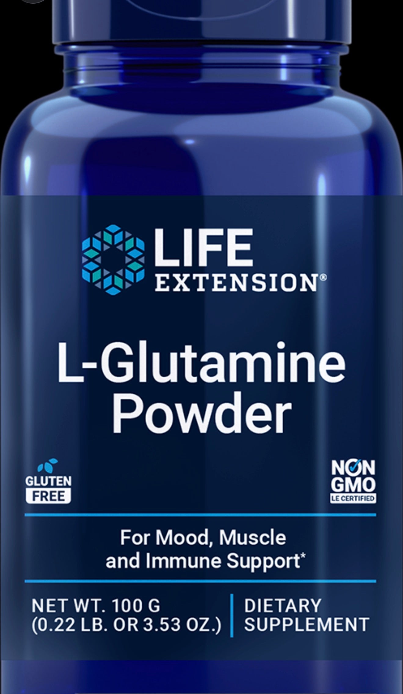 Life Extension – L-Glutamine Powder (100 g)