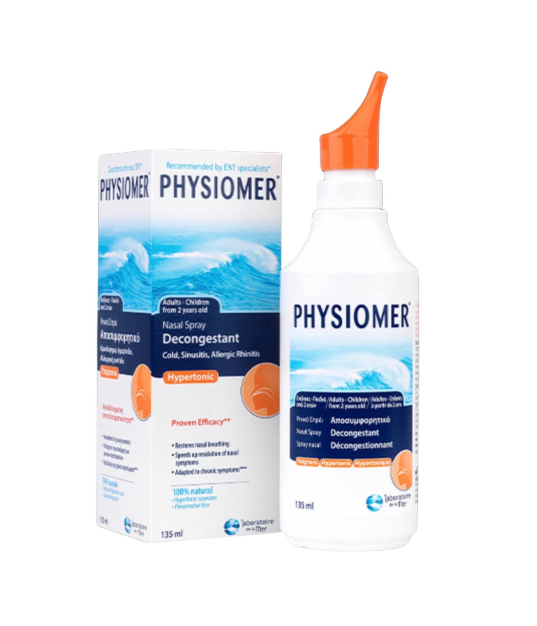 Physiomer – Hypertonic Nasal Spray (135 ml)