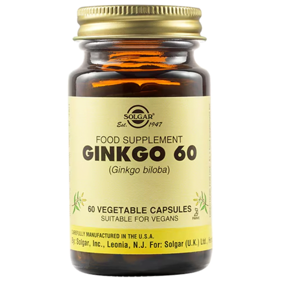 Solgar Ginkgo Biloba Leaf Extract - Supports mental alertness and circulation.