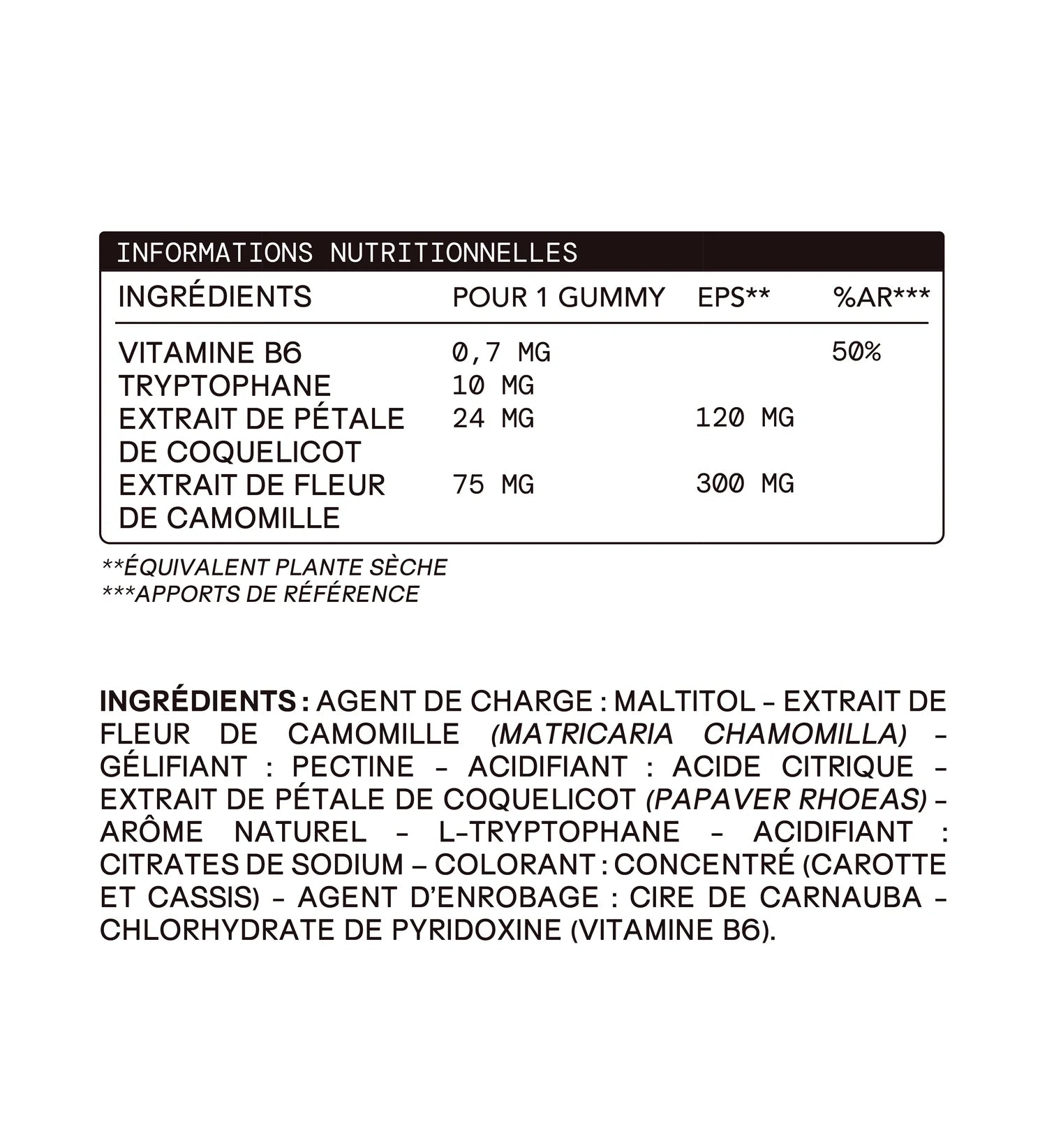 Mium Lab Sleep Sugar-Free Gummies 30 Gummies | Chamomile, Poppy & L-Tryptophan