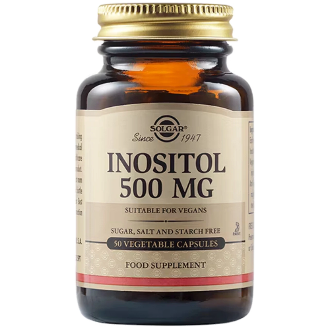 Solgar Inositol 500 mg - Promotes brain and nerve health.
