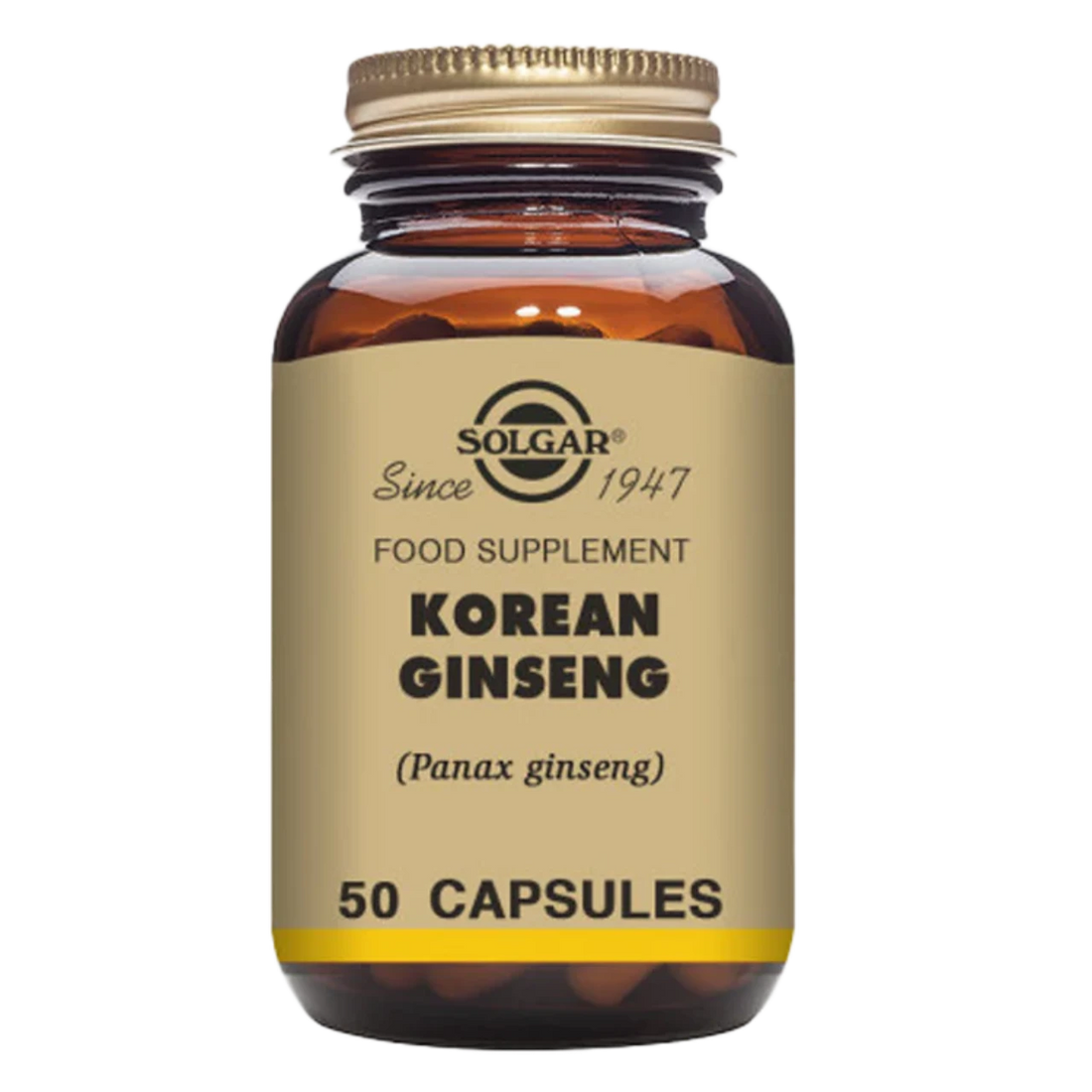 Solgar Korean Ginseng - Enhances energy, mental clarity, and vitality.