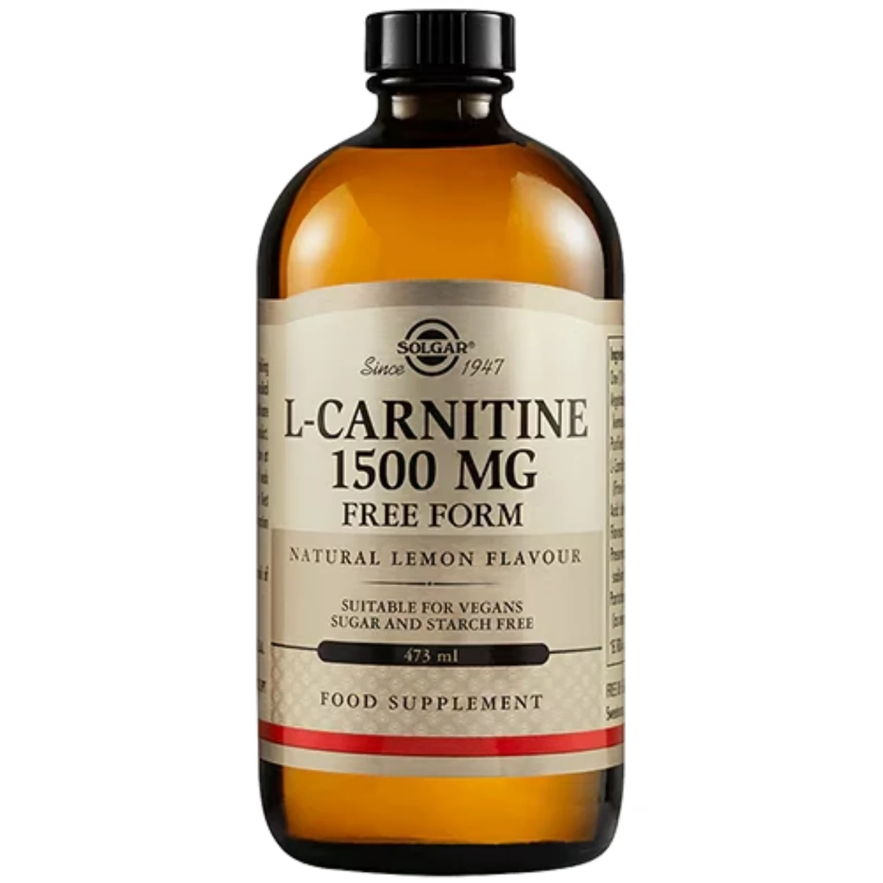 Solgar L-Carnitine 1500 mg Liquid - Enhances energy and fat metabolism.