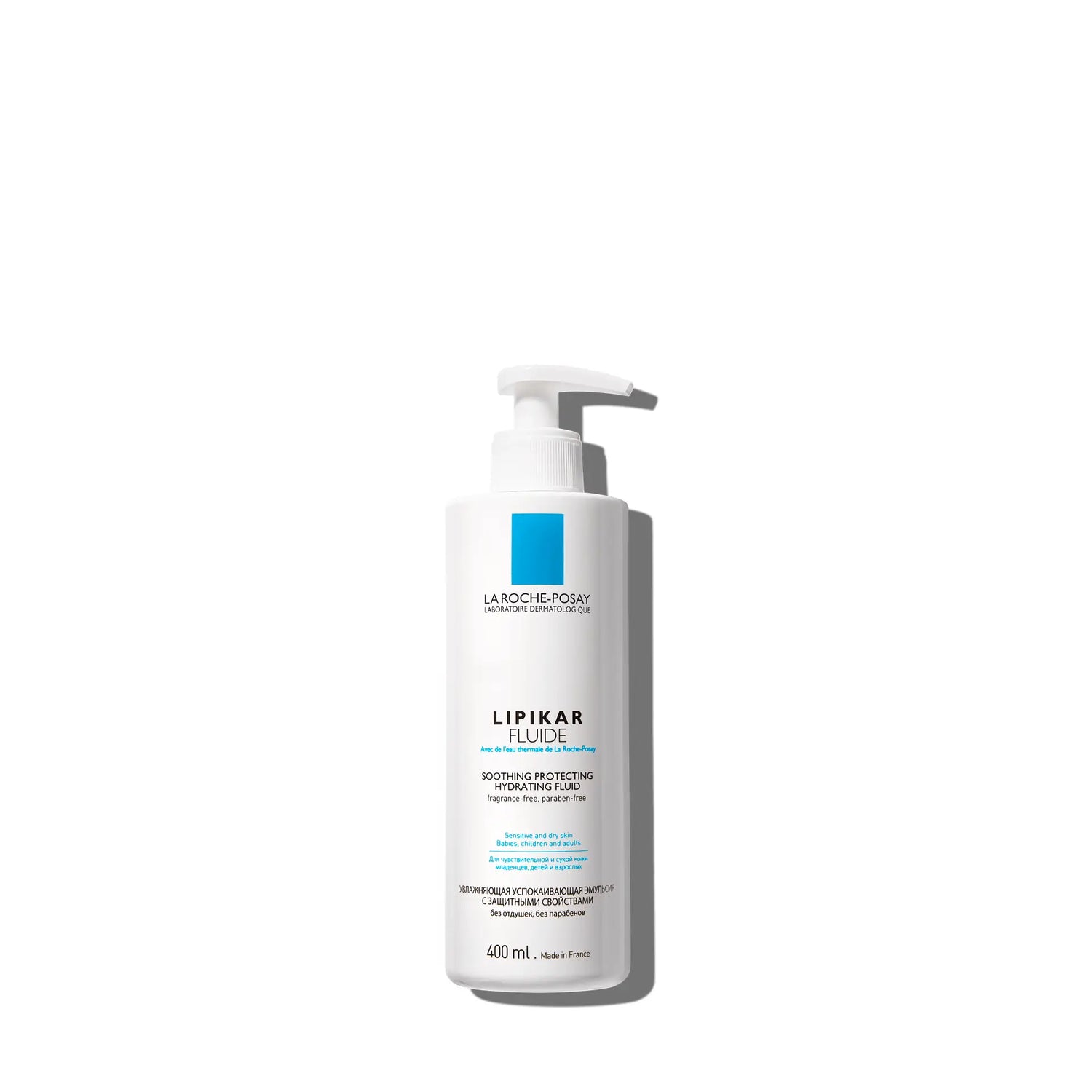 La Roche-Posay Lipikar Fluide Hydrating Body Lotion for sensitive and dry skin.