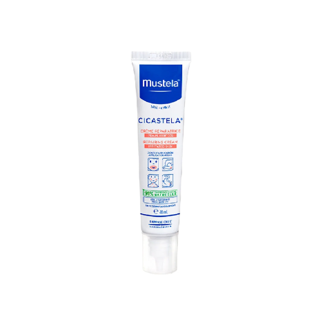 Mustela Cicastela Repairing Cream for soothing and healing minor skin irritations.