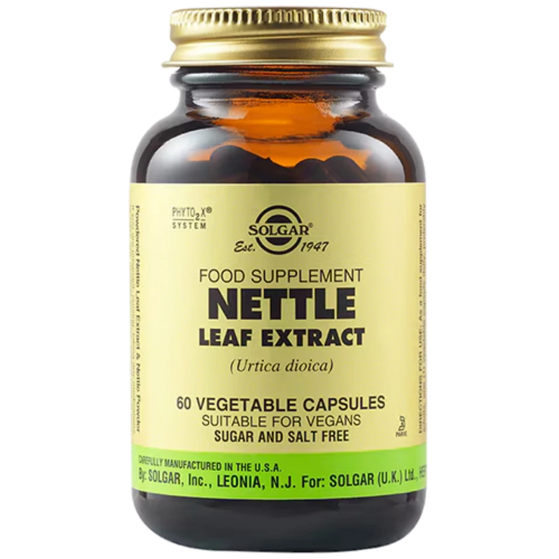 Solgar Nettle Leaf Extract - Promotes vitality and circulatory health.