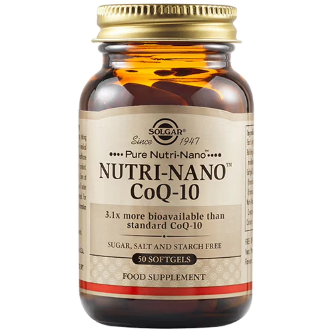 Solgar Nutri-Nano CoQ-10 3.1x - Promotes cellular energy and cardiovascular health.