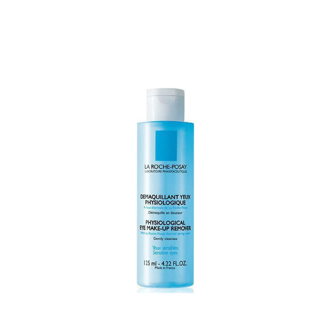 La Roche-Posay Eye Makeup Remover Lotion for gentle removal of makeup from sensitive eyes.