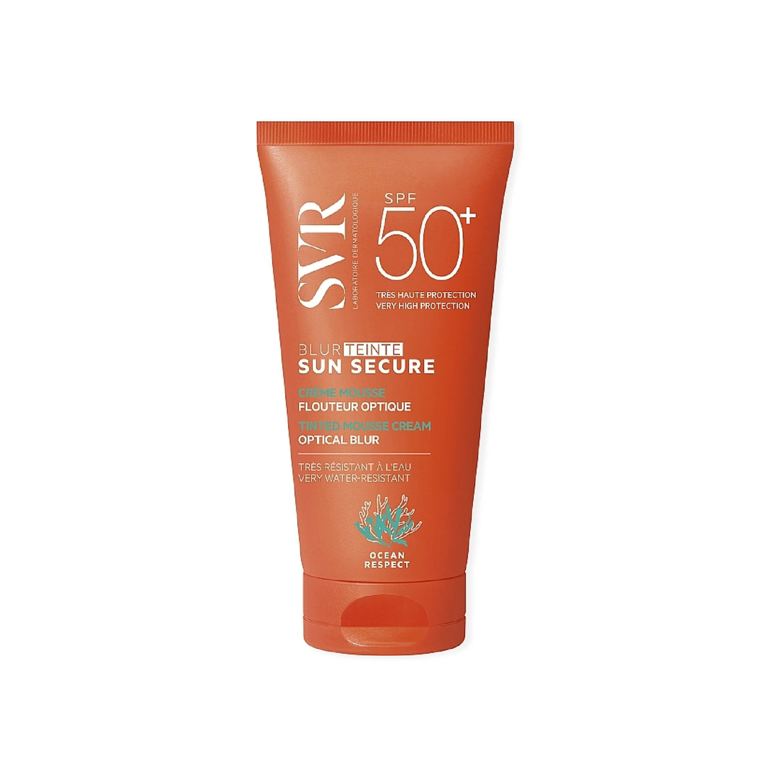 SVR SUN SECURE Blur SPF50+ – Smoothing, mattifying sunscreen for the face with primer-like finish and SPF50+ protection.