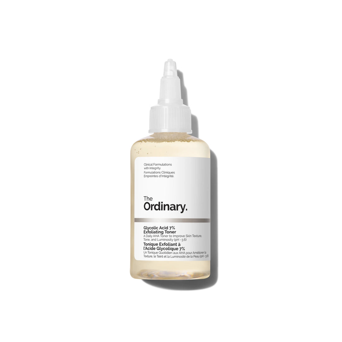 The Ordinary Glycolic Acid 7% Exfoliating Toner – A glycolic acid toner with Tasmanian Pepperberry to exfoliate, brighten, and smooth skin and scalp.
