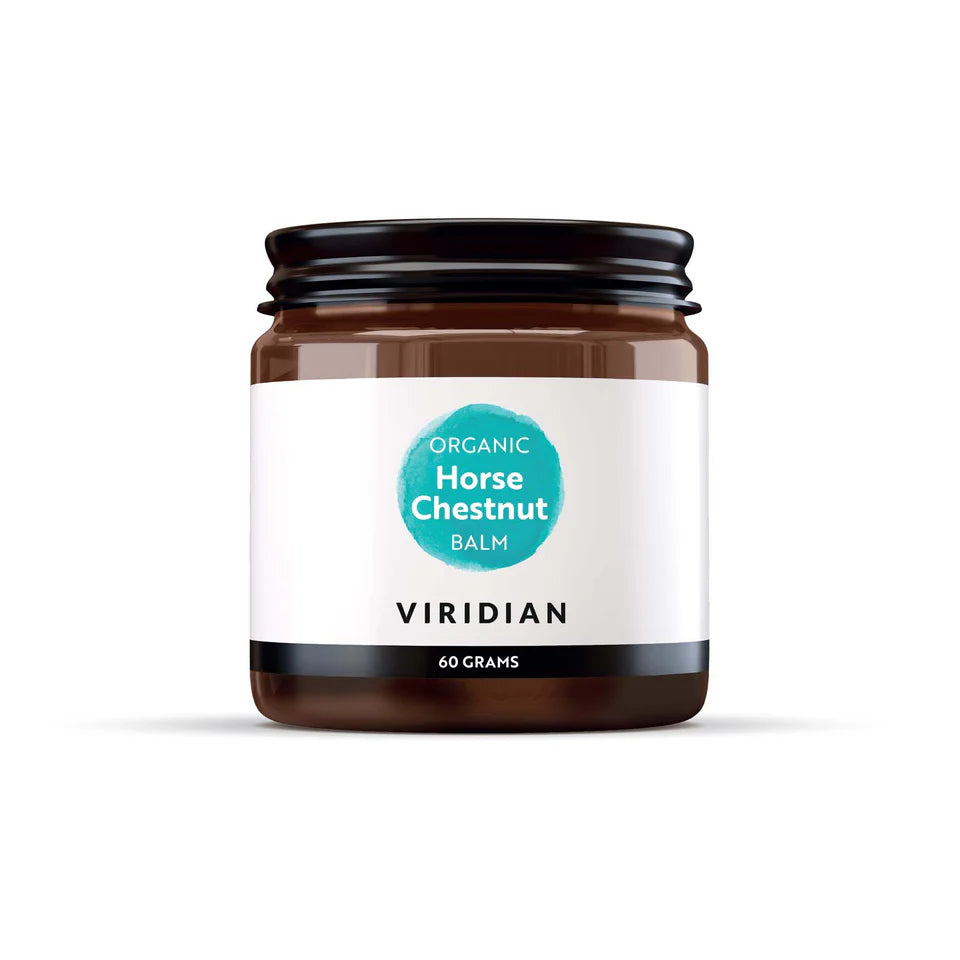 Viridian Horse Chestnut Organic Balm - Natural relief for heavy legs and supports healthy veins.