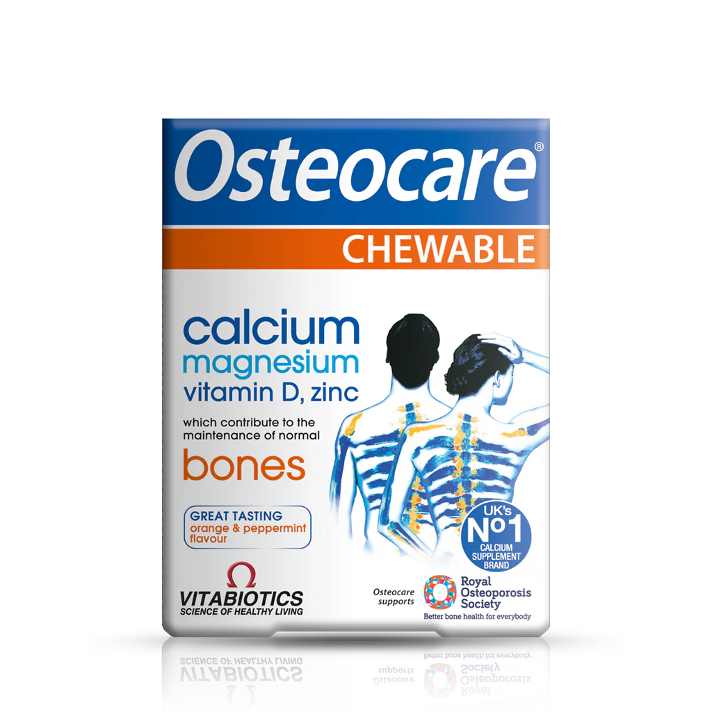 Vitabiotics Osteocare Chewable - Bone health support with calcium, magnesium, and vitamin D.