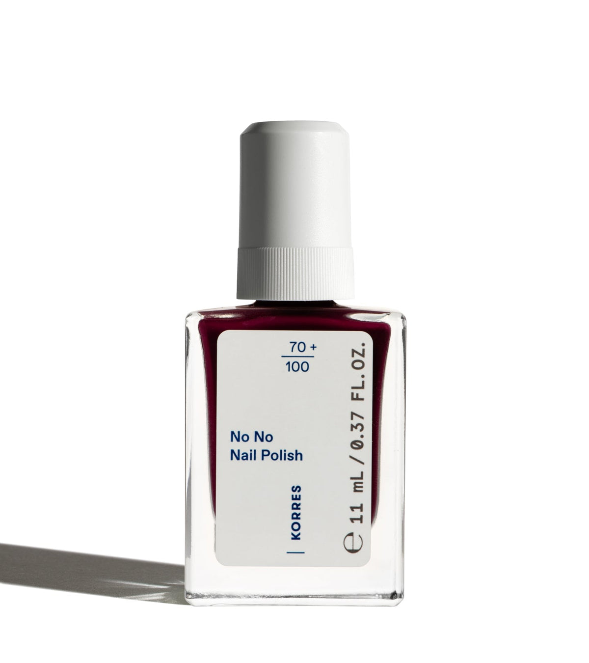 KORRES No No Nail Polish 59 Burgundy Red 11ml