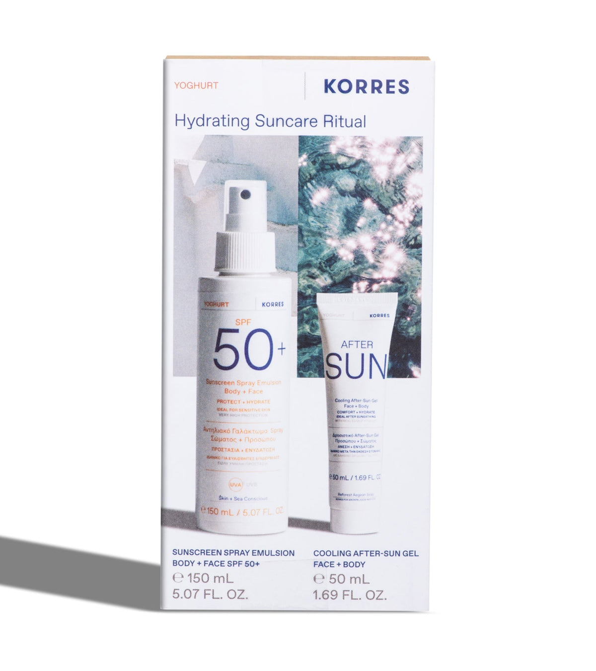 KORRES Yoghurt Body & Face SPF50 - Hydrating Suncare Ritual 150ml + 50ml
