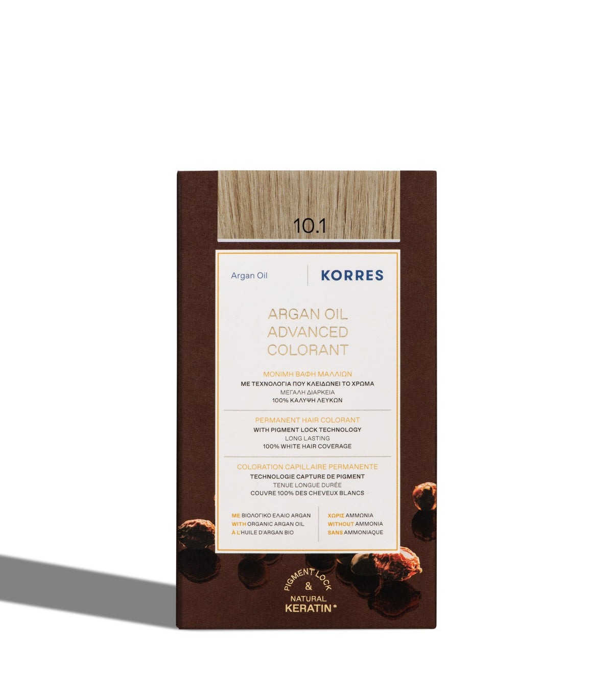 KORRES Argan Oil Advanced Colorant 10.1 Platinum Ash Blonde