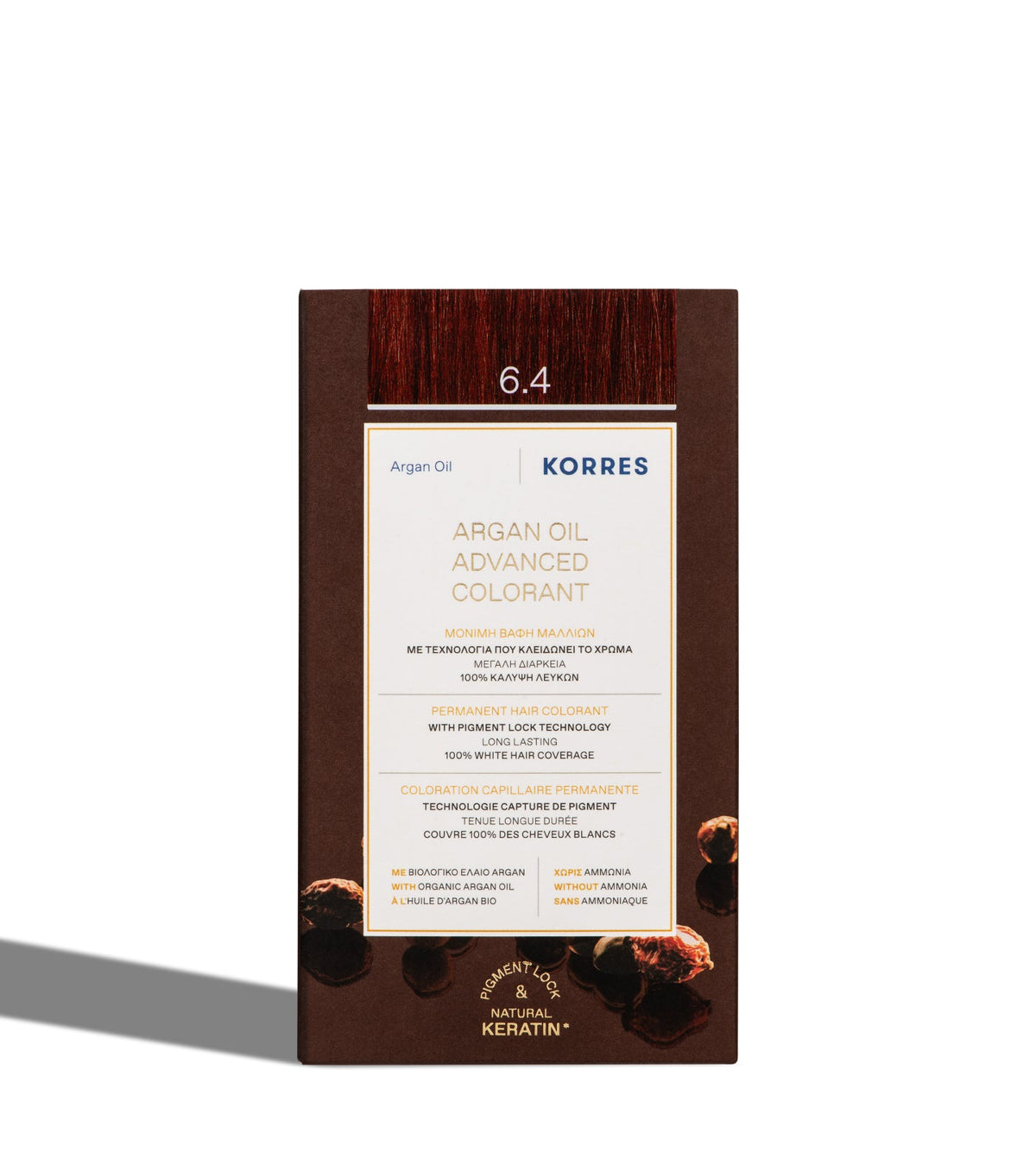 KORRES Argan Oil Advanced Colorant 6.4 Copper Dark Blonde