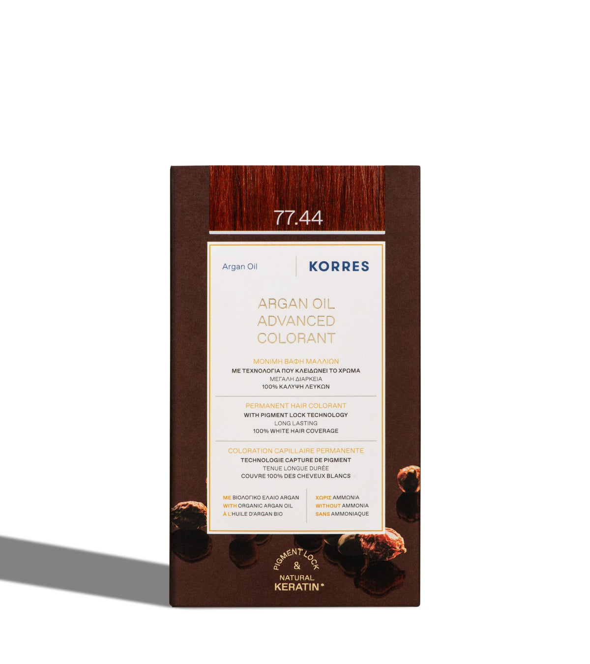 KORRES Argan Oil Advanced Colorant 77.44 Intense Copper Blonde