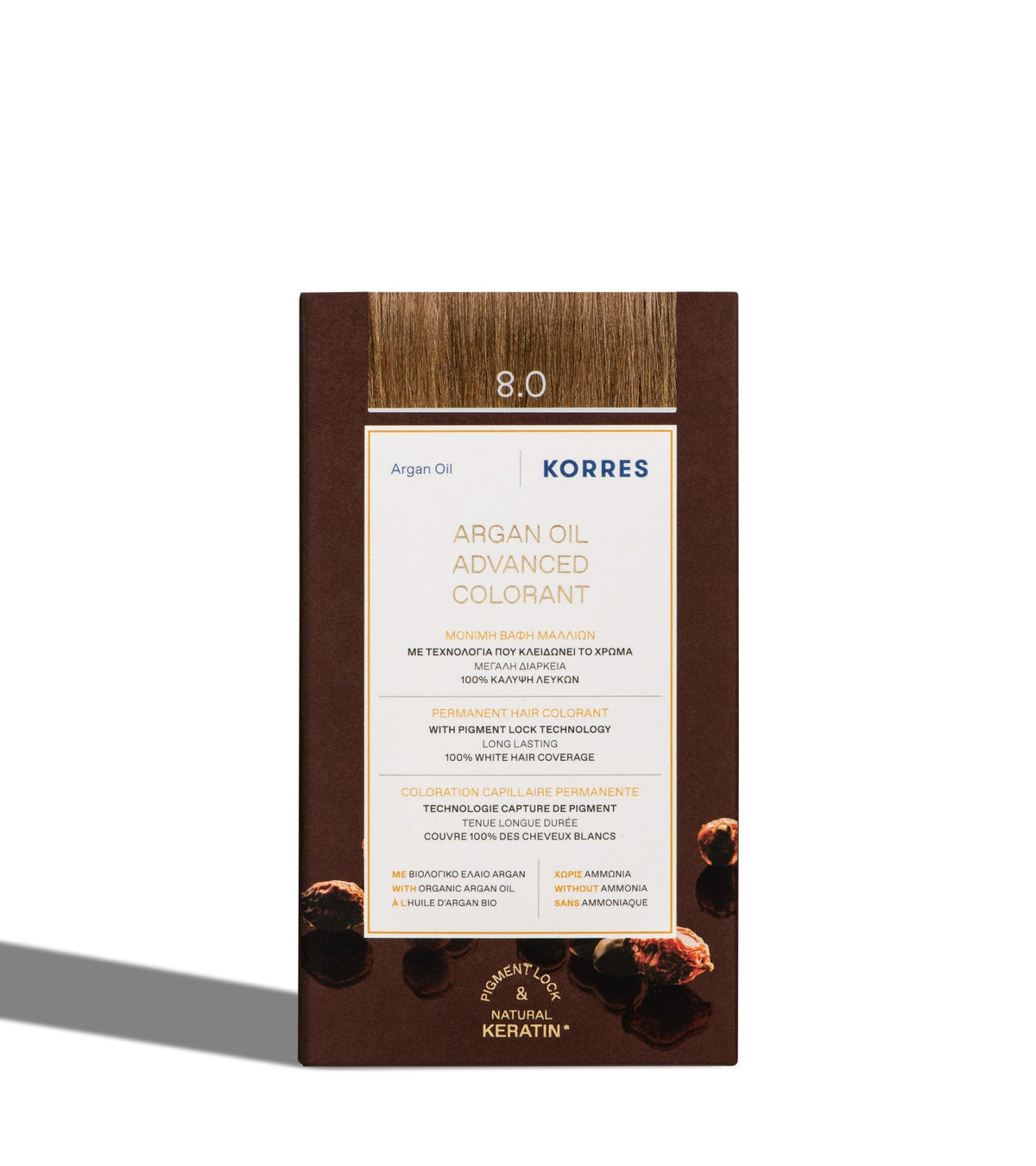 KORRES Argan Oil Advanced Colorant 8.0 Light Blonde