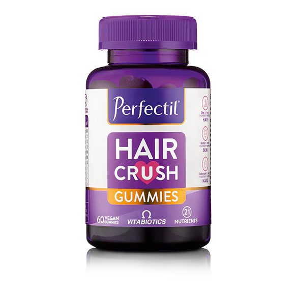 Vitabiotics Perfectil Hair Crush Gummies - Hair, skin, and nail health support.