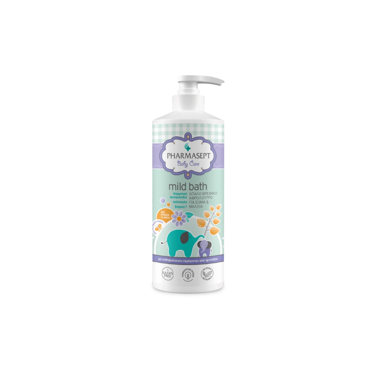 Pharmasept Baby Care Mild Bath – Gentle cleansing for baby’s sensitive skin.