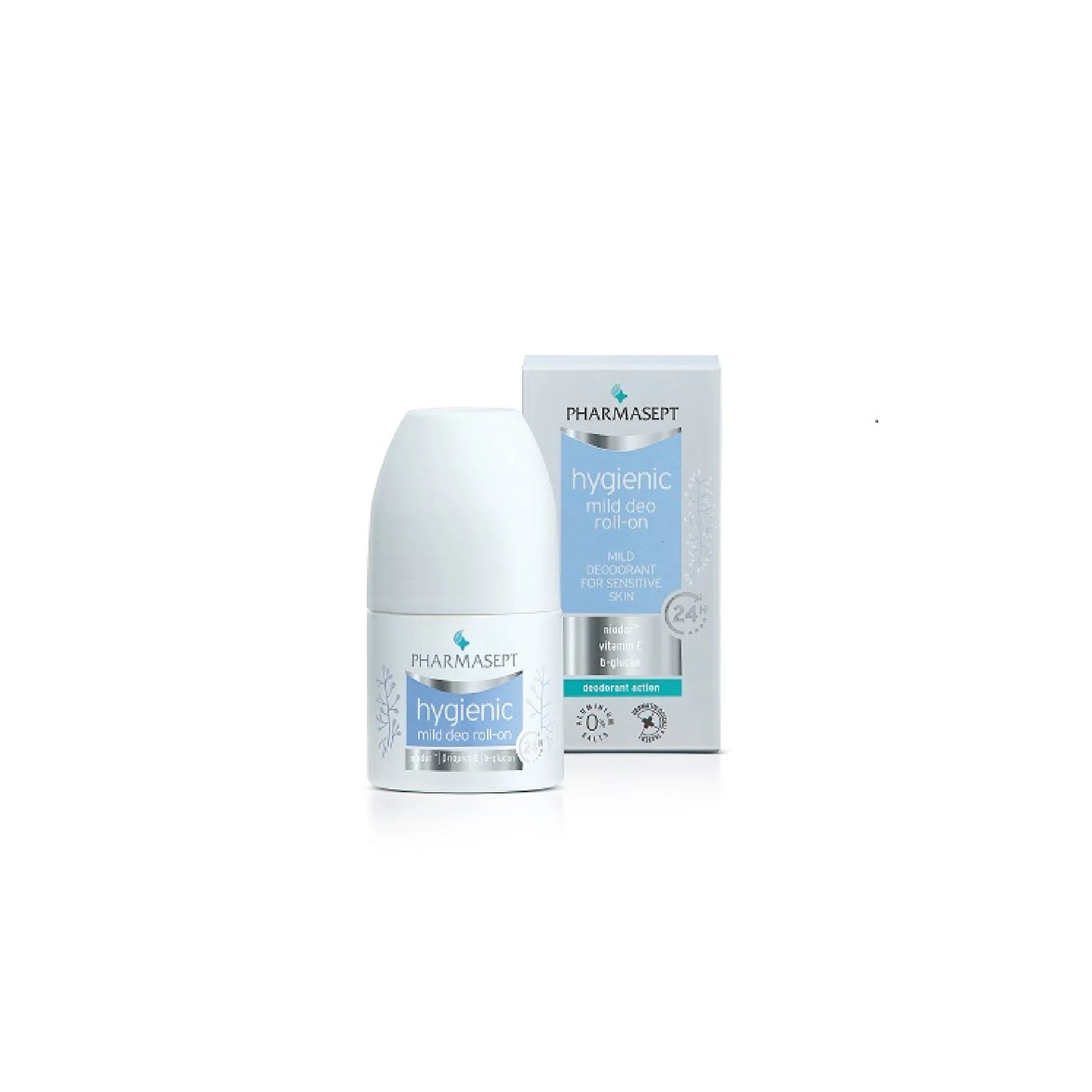 Pharmasept Hygienic Mild Deo Roll-On – Gentle and effective deodorizing action.