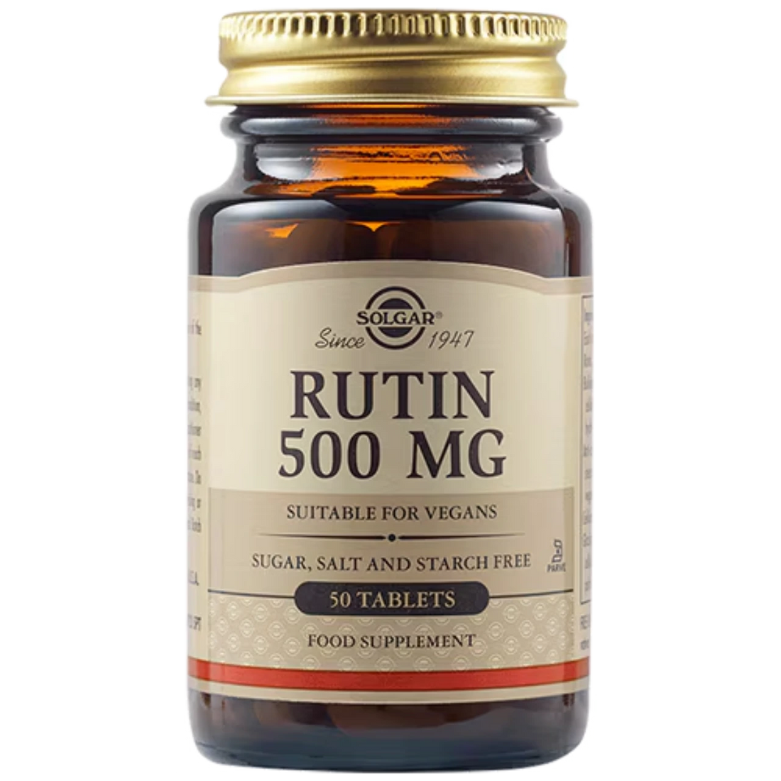 Solgar Rutin 500 mg - Promotes circulatory health and antioxidant protection.
