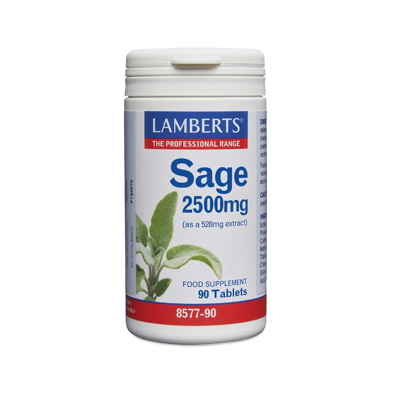 Lamberts Sage 2500mg - Menopausal support.