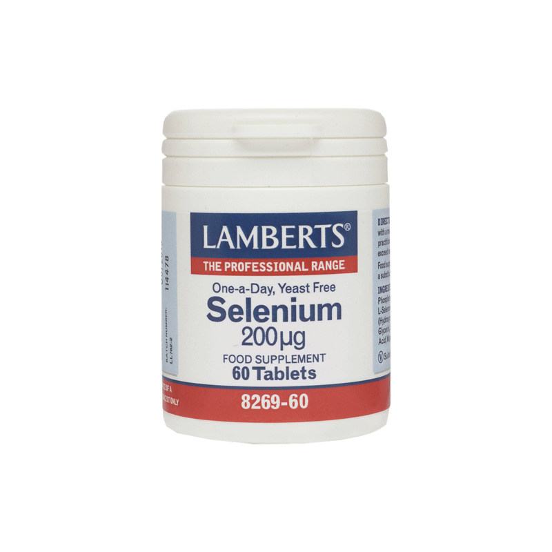 Lamberts Selenium 200μg - Antioxidant and immune support.