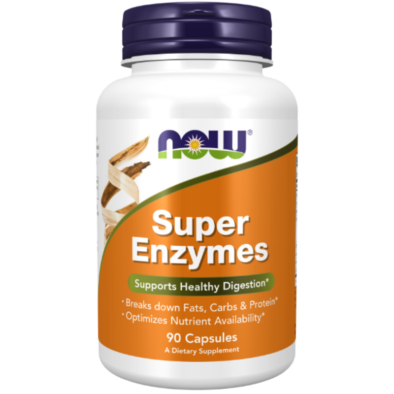 NOW Foods Super Enzymes Capsules - Supports healthy digestion.