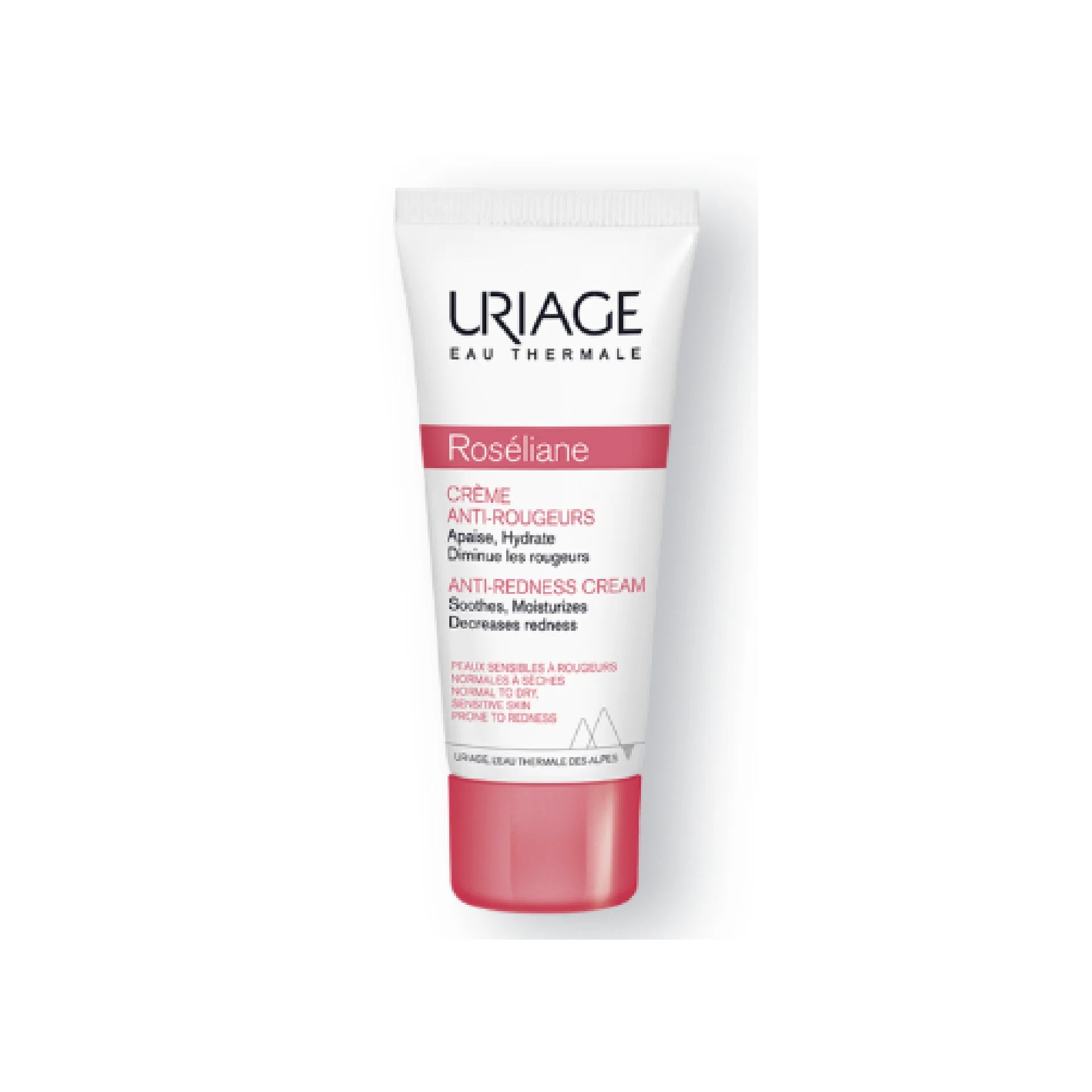 Uriage Roseliane soothing cream for redness-prone skin.