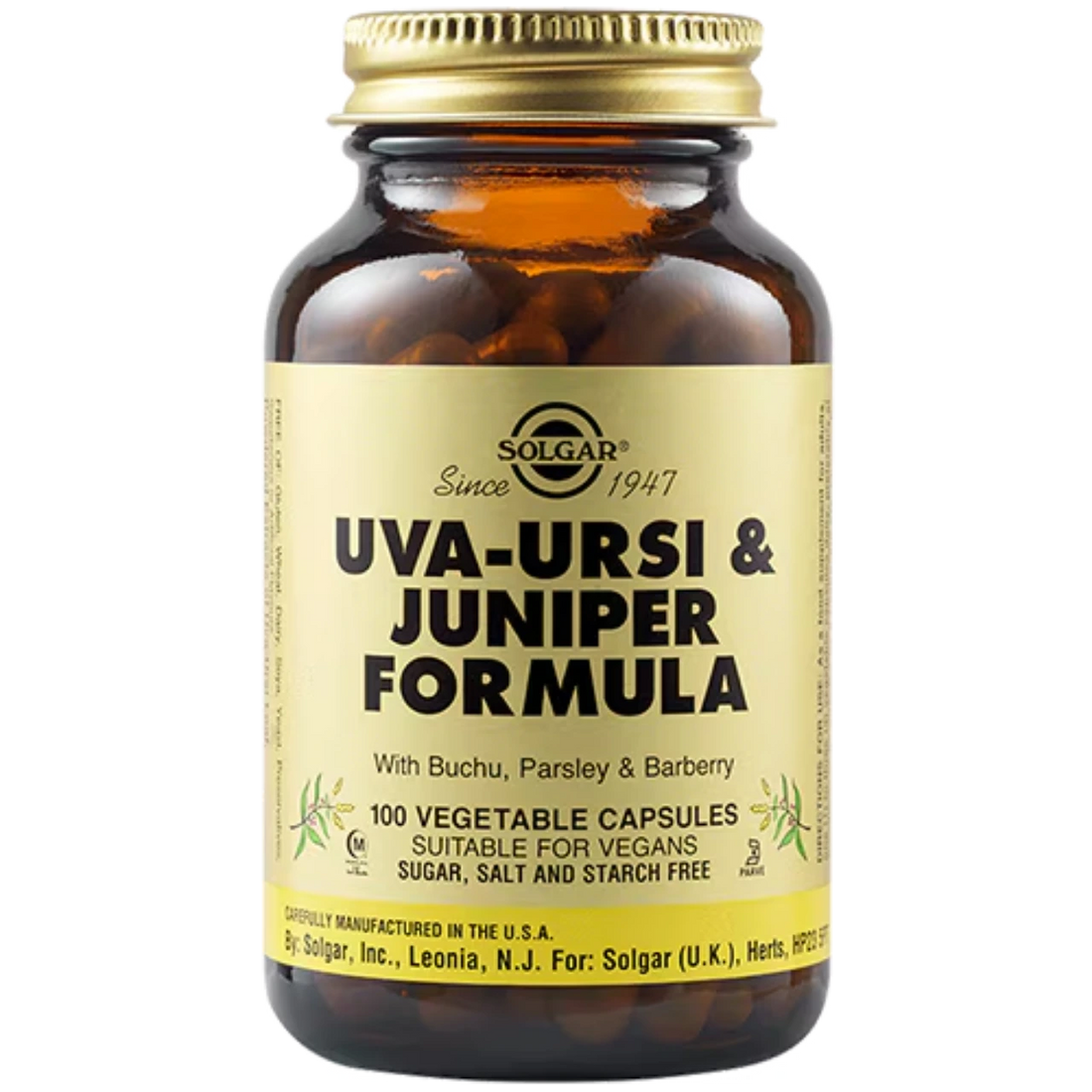 Solgar Uva-Ursi &amp; Juniper Berry Formula - Promotes urinary tract health.