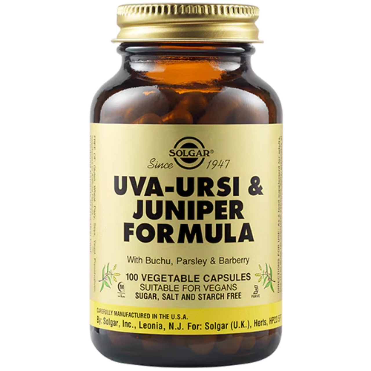 Solgar Uva-Ursi & Juniper Berry Formula - Promotes urinary tract health.