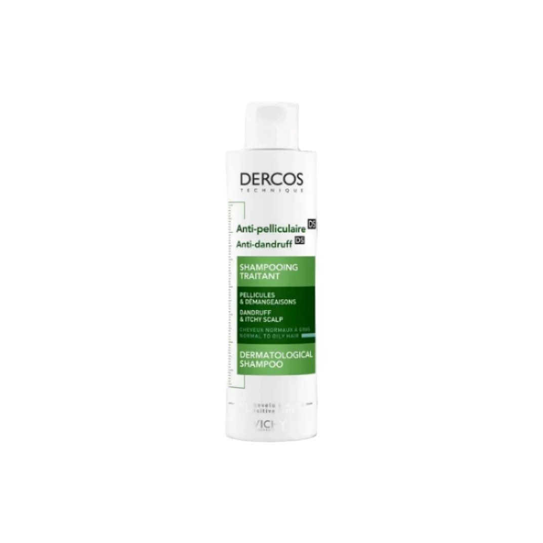 Vichy Dercos Anti-Dandruff Shampoo - Effective dandruff treatment for normal to oily hair.