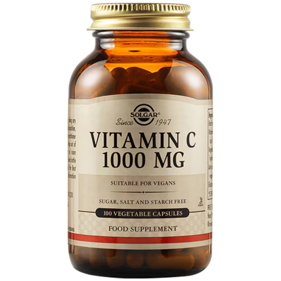Solgar Vitamin C 1000 mg - Promotes immune health and antioxidant protection.