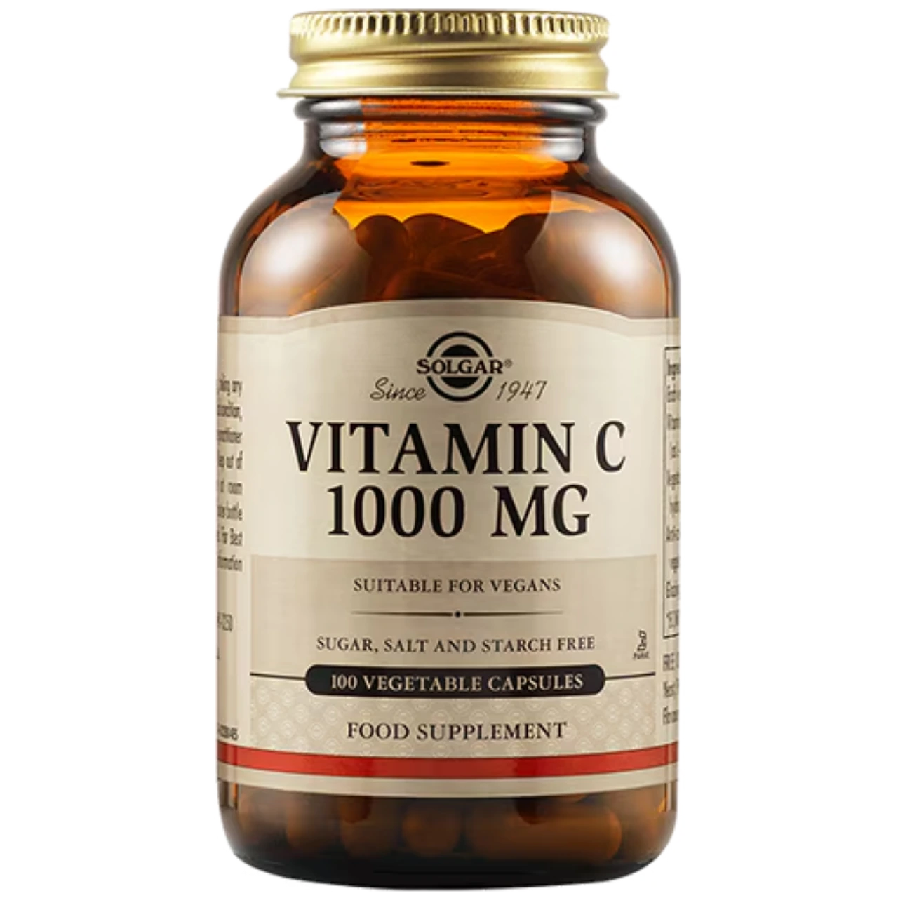 Solgar Vitamin C 1000 mg - Promotes immune health and antioxidant protection.