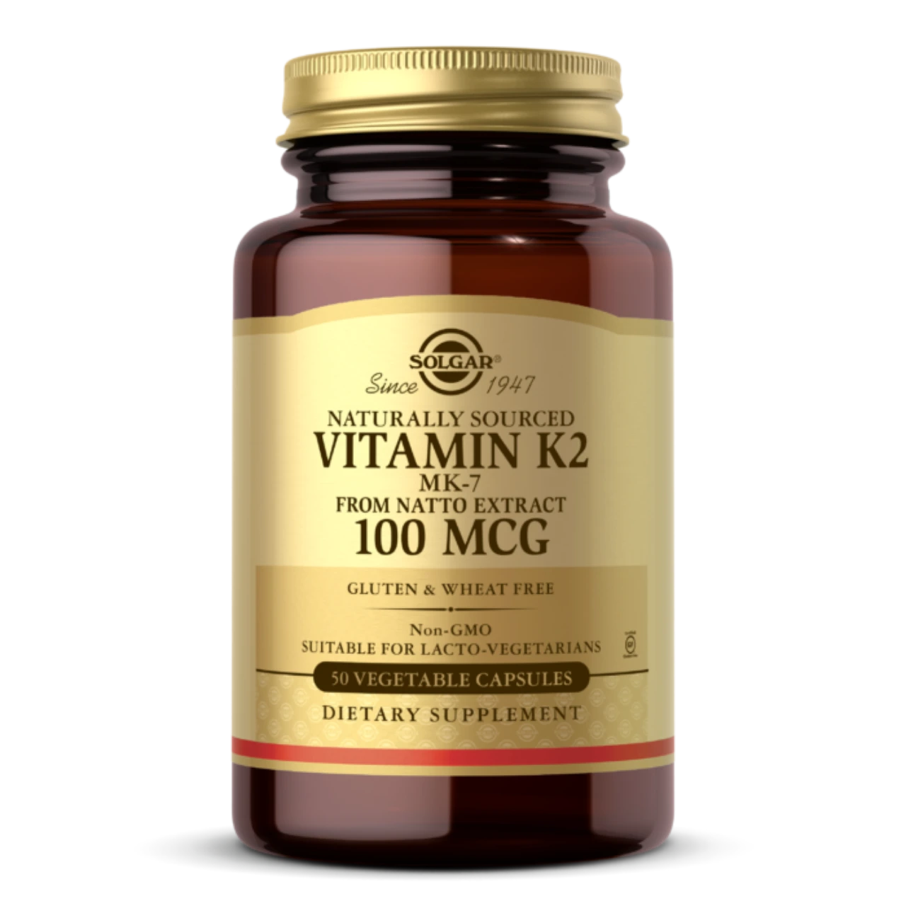 Solgar Vitamin K2 100 mcg - Promotes bone and cardiovascular health.